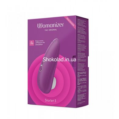 Вакуумний кліторальний стимулятор Womanizer Starlet 3 Violet, Фіолетовий - картинка 9