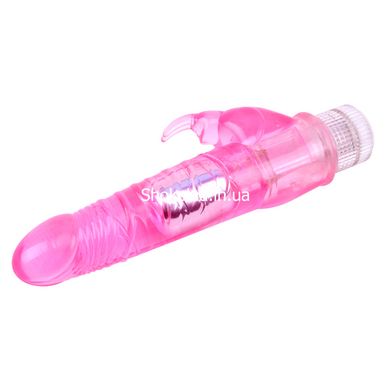 Подвійний вібратор Chisa Novelties Jelly Glitters Dual Teaser Pink - картинка 5