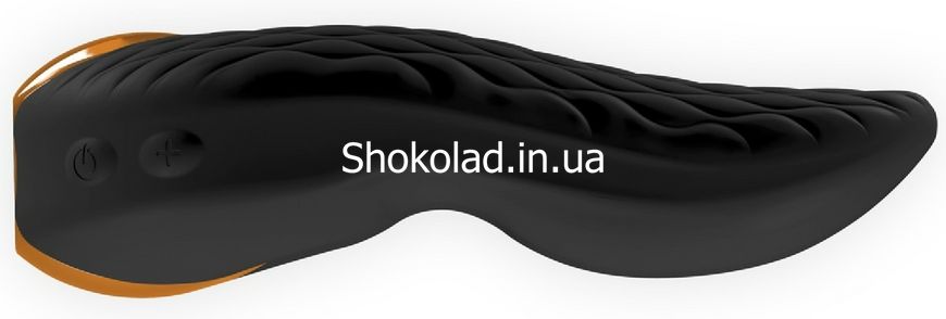 Клиторальный вибратор Shunga Aiko черного цвета, 10.5 см х 6.5 см - картинка 3