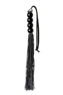 Флогер GP SILICONE FLOGGER WHIP BLACK - картинка 1