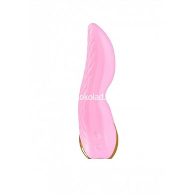 Вибратор для клитора Shunga Aiko, розовый , 10.5 см х 6.5 см - картинка 3