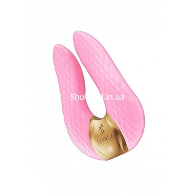 Вібратор для клітора Shunga Aiko, рожевий, 10.5 см х 6.5 см - картинка 2