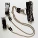 Набір нашийник наручники Silver With Chain - зображення 1