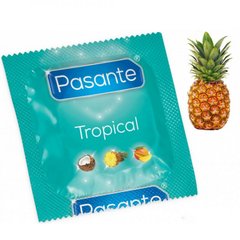 Презервативи со вкусом ананаса ,53мм , Рasante Tropical condoms , за 6 шт - картинка 1