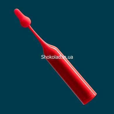 Вібратор для клітора з двома насадками Romp Pop, червоний, 14.3 х 2.4 см - картинка 9