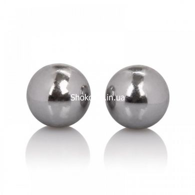 Вагінальні кульки без зчіпки обтяжені Gopaldas, сріблясті - картинка 3