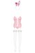 Комплект зайчика розовый Bunny suit S/M - изображение 3