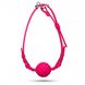 Кляп Silicone Ball Gag, Pink, Рожевий - зображення 3