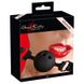 Кляп-кулька з отворами Bad Kitty, чорний, 4.5 см - зображення 4