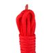 Бондажна мотузка Easytoys, нейлонова, червона, 5 м - зображення 4