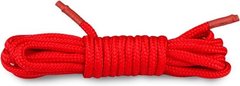 Бондажная веревка Easytoys, нейлоновая, красная, 10 м - картинка 1