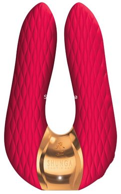 Клиторальный вибратор Shunga Aiko розовый, 10.5 см х 6.5 см - картинка 1