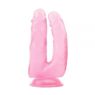 Фалоімітатор подвійний Hi-Rubber, Pink - картинка 1