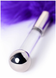 Пушок на короткой ручке Runye, фиолетовый - изображение 2