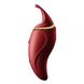 Кліторальний вібромасажер з язичком і вібрацією Zalo Hero, Wine Red, Бородовый - зображення 3
