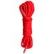 Бондажна мотузка Easytoys, нейлонова, червона, 10 м - зображення 3