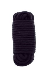 Мотузка для бондажа BONDX LOVE ROPE - 10m, BLACK, Черный