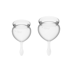 T360903 менструальні чаші SATISFYER FEEL GOOD MENSTRUAL CUP WHITE - картинка 1