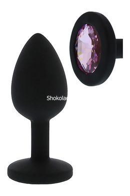 Анальная пробка ALL TIME FAVORITES SILICONE DIAMOND PLUG - картинка 1