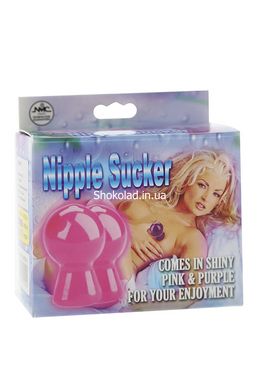 Вакуумні стимулятори для сосків NMC NIPPLE SUCKER PAIR IN SHINY PURPLE - картинка 2