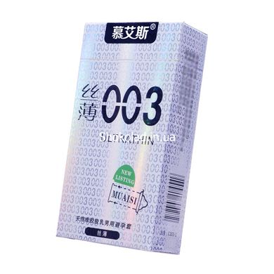 Набор ультратонких презервативов 0,03 мм, Silver (в упаковке 12 шт) - картинка 10