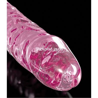 Фаллоимитатор стеклянный с присоской Pipedream Icicles Pink - картинка 4