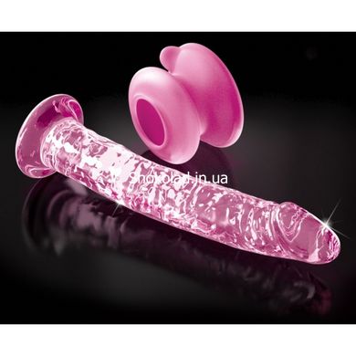 Фалоімітатор скляний з присоскою Pipedream Icicles Pink - картинка 3