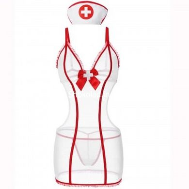 Костюм медсестри L/XL Sunspice, білий, 3 предмети - картинка 3