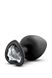 Анальна пробка з каменем Blush TEMPTASIA BLING PLUG large BLACK, Черный - зображення 3