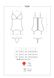 Корсет з підв'язками для панчіх Obsessive lovica corset XXL, Червоний, XX/L - зображення 2