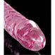 Фалоімітатор скляний з присоскою Pipedream Icicles Pink - зображення 4