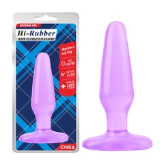Анальна пробка Hi-Rubber Purple Chisa, Фіолетовий - картинка 1