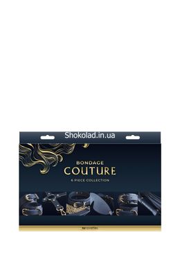 Набор для BDSM 6 предметов BONDAGE COUTURE 6 PIECE KIT BLUE - картинка 2