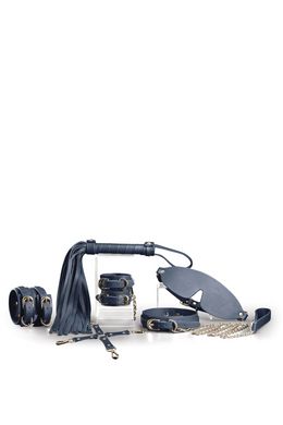 Набор для BDSM 6 предметов BONDAGE COUTURE 6 PIECE KIT BLUE - картинка 1