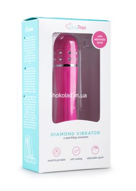 Вібратор Love Diamond Vibrator рожевий, 11 см - картинка 4