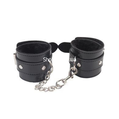 Наручники Chisa Behave Luxury Fetish OBEY ME LEATHER HAND CUFFS - картинка 3