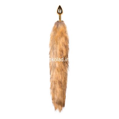 Анальна пробка з хвостиком песець S Довжина 40 см Fox Tail Plug Easy Toys - картинка 2