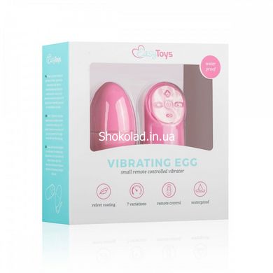 Виброяйцо с пультом Easytoys Remote Control Vibrating Egg, розовое - картинка 5