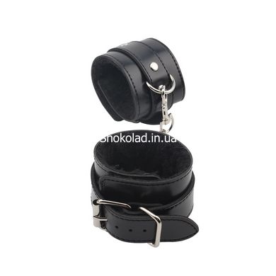 Наручники Chisa Behave Luxury Fetish OBEY ME LEATHER HAND CUFFS - картинка 2