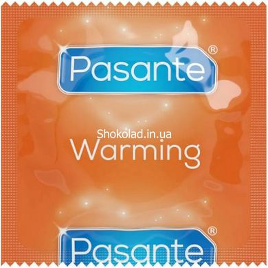 Презервативи Pasante Warming condoms, що зігрівають ,52 мм, за 6 шт. - картинка 1