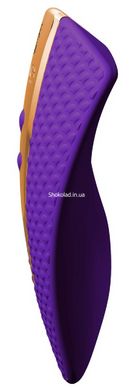 Вібратор для клітора Shunga Obi фіолетовий, 11.5 см x 7 см - картинка 3