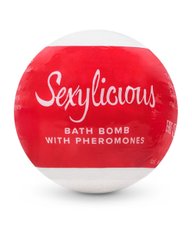 Бомбочка для ванни з феромонами Obsessive Bath bomb with pheromones Sexy, Білий - картинка 1