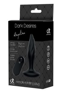 Хвиляста анальна пробка з пультом управління. DARK DESIRES ANGELINA - картинка 1