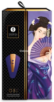 Вибратор для клитора Shunga Obi фиолетовый, 11.5 см x 7 см - картинка 7