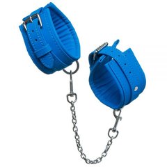 Наручники Luxury Fetish cuffs Deep Blue, Синий, Регульований - картинка 1