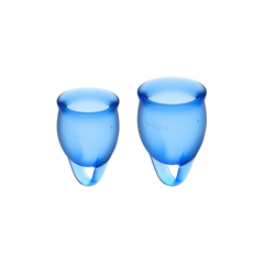 T360904 менструальні чаші Satisfyer Feel Confident DARK BLUE - картинка 1