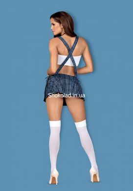 Костюм студентки Obsessive Studygirl costume L / XL, Белый/Синий, L/ХL - картинка 5