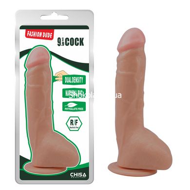 Фалоімітатор беж Chisa Fashion Dude 9,9 Cock - картинка 1