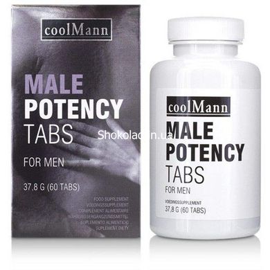 Капсули для потенції COOLMANN MALE POTENCY TAB 60TABS - картинка 1