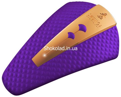 Вібратор для клітора Shunga Obi фіолетовий, 11.5 см x 7 см - картинка 2